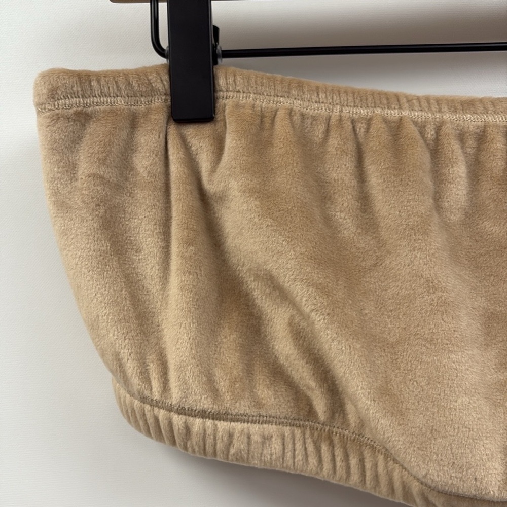 NWT Skims Belour Stretchy Velour Bandeau Bra Bralette Lounge Honey Tan 2XL - Picture 3 of 6